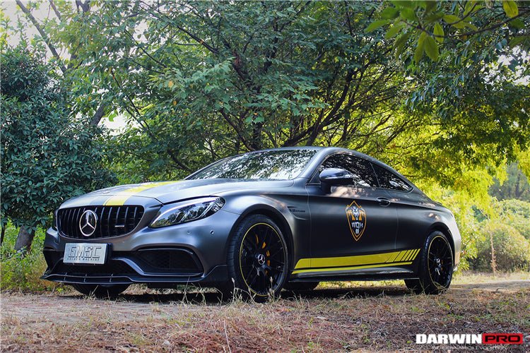 2015 - 2021 Mercedes Benz W205 C63&S AMG Carbon Fiber Front Canards